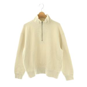 25AW DOUBLE FACE SOFT COTTON JERSEY TOP ハーフジップ スウェット