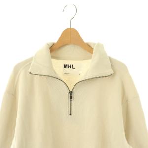 MHL. 25AW DOUBLE FACE SOFT COTTON JERSEY TOP ハーフジップ スウェット