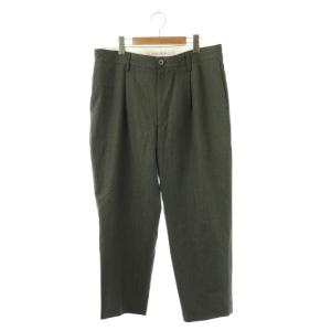 Shonen pants スラックスパンツ ジッパーフライ ウール L グレー /DO OS AD