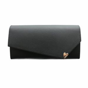 レザーロングウォレット 長財布 黒 ブラック /SS OS SH