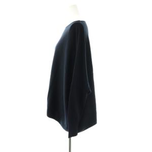L'Appartement B/N Volume Knit ニット セーター 長袖 ウール 紺 /NR OS
