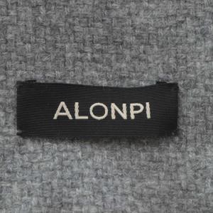 L'Appartement ALONPI CASHMERE ストール カシミヤ フリンジ グレー