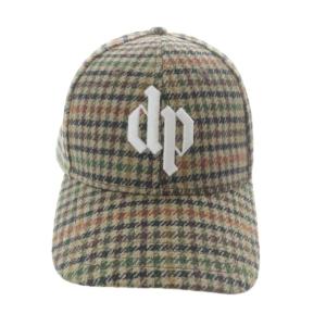 ダークパーク DARKPARK 24AW CHECK BASEBALL CAP キャップ 野球帽 ブラウン