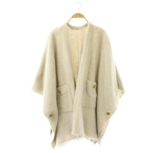 ストールポンチョ ニット F ベージュ /HK OS