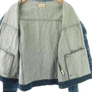YANUK × 金子綾 オーバーサイズジーンジャケット Gジャン デニム ブルゾン コットン F インディゴ /NR