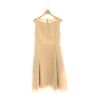 Dress Hydrangea ワンピース 38 ベージュ 41016