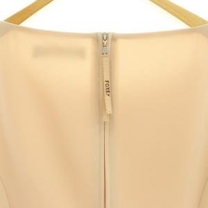 FOXEY NEW YORK Dress Hydrangea ワンピース 38 ベージュ 41016