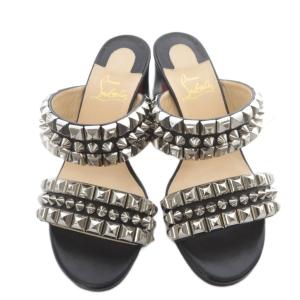 Christian Louboutin スタッズ サンダル 36 ブラック