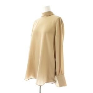 BEIGE 24AW STOW ボウタイブラウス 長袖 6 ベージュ /HK OS