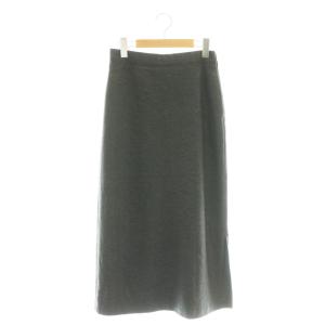 25AW LIBRA HANIE SKIRT タイトスカート ロング 36 ダークグレー /DF OS