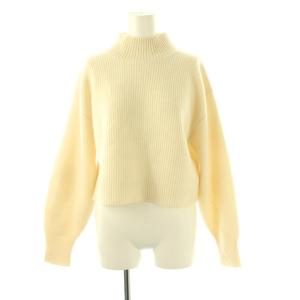 ウールカシミヤクロップドプルオーバーニット セーター 長袖 2 アイボリー /NR OS