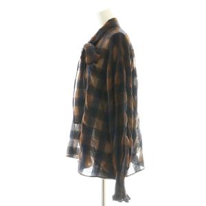 Spick&Span 25AW オンブレボウタイブラウス プルオーバー ブラウン ネイビー /DF OS