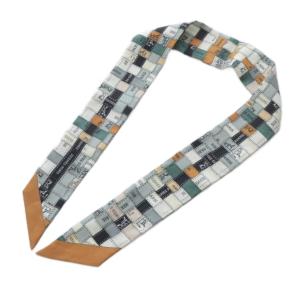 ツイリースカーフ Bolducau Carre シルク マルチカラー