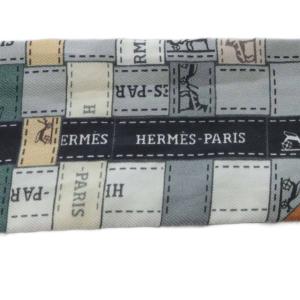 HERMES ツイリースカーフ Bolducau Carre シルク マルチカラー