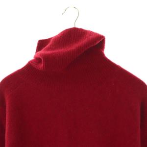 STUNNING LURE ヤクウールタートルニットプルオーバー セーター 長袖 M レッド /DO OS