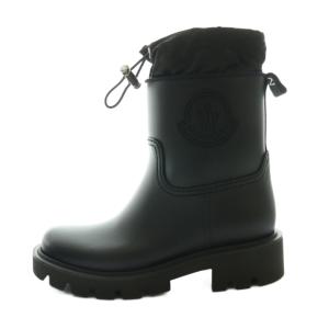 新品　MONCLER 黒 ダウンブーツ 37 新品　レインブーツ　完売 KICKSTREAM レインブーツ 37 ブラック（2026/02/02買取） - MONCLER