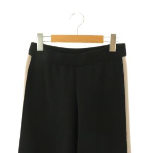 JOURNAL STANDARD 25AW ウォッシャブルトラックパンツ ニット ワイド ブラック /HK OS