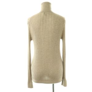 Drawer 18Gカシミヤシルク混 リブタートル ニット セーター 2 グレージュ /ES OS