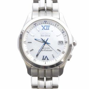 EXCEED エクシード エコドライブ 電波ソーラー 腕時計 H110-T009417 /SR