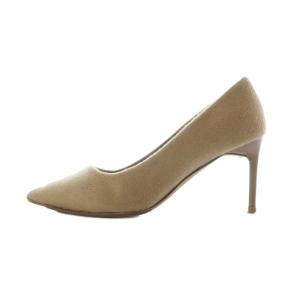 Max Mara パンプス 35 22cm 22.5cm ベージュ ポインテッドトゥ ハイヒール /RI OS