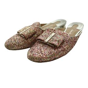 グリッタースパンコール ミュール 6.5 マルチカラー ピンク シルバーカラー /SS OS