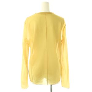 ADORE 24SS シアージャージーカットソー 長袖 38 マスタード /HK OS