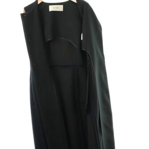 ADORE 24SS ジャージーボンディングジレ 38 ネイビー