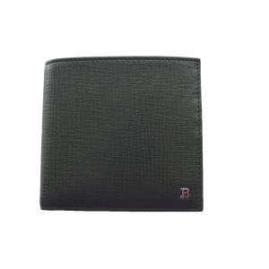 二つ折り財布 レザー 黒 ブラック /SS OS