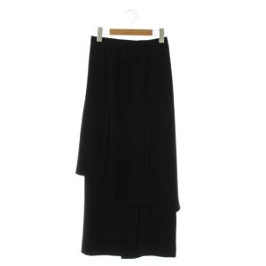 24AW PANEL SKIRT スカート ロング 38 ブラック /DO OS