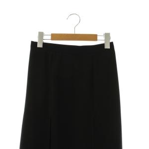 ENFOLD 24AW PANEL SKIRT スカート ロング 38 ブラック /DO OS