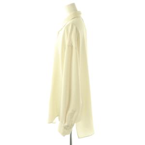 NOBLE 24AW シーズンカラープレーンシャツ 長袖 アイボリー /DO OS