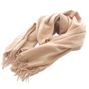 大判ストール フリンジ ベージュ /SR OH