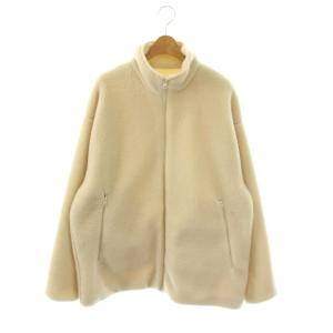 24AW バックロゴボアブルゾン ジャケット ジップアップ 38 アイボリー 24011200309030