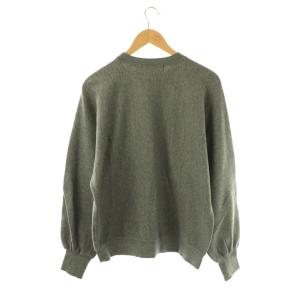 Shinzone 24AW  COTTON WOOL SWEATSHIRT スウェット プルオーバー 長袖 FO グレー
