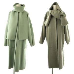 2TONEリバーコート リバーシブル 36 スモーグリーン