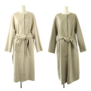 2TONE リバーコート リバーシブル 36 グレージュ