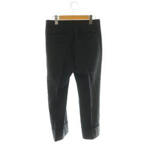 theory luxe SUPER120 ロールアップ パンツ 42 黒 ブラック /AG OS SH