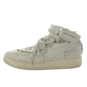 COMME des GARCONS × Nike Air Force 1 Mid White