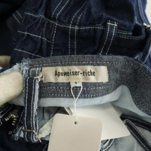 Apuweiser-riche デニムステッチドレス キャミワンピース ロング 1 紺 ネイビー /SS OS