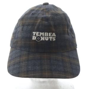 DONUTS CAP 帽子 野球帽 チェック柄 0 CHECK GREY/BROWN /YO15