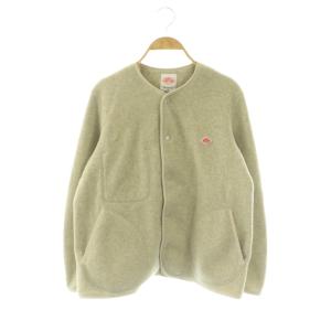 フリースジャケット ブルゾン ノーカラー 34 グレージュ /ES OS