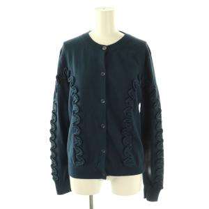 クルーネックカーディガン ニット ネイビー /HK OS