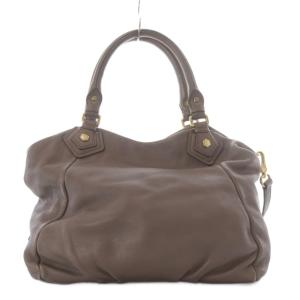MARC by MARC JACOBS ハンドバッグ ショルダーバッグ 2way レザー ブラウン /YO30