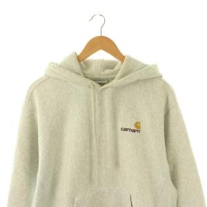 Carhartt 裏起毛 プルオーバー パーカー 長袖 S グレー /HK OS