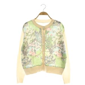×KEITA MARUYAM 24AW 庭園プリントカーディガン ニット M アイボリー