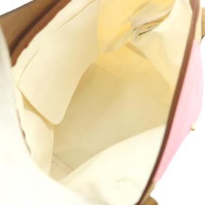 Longchamp ル プリアージュ カスタム トートバッグ 茶 ブラウン ピンク /SS OS
