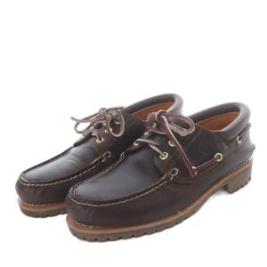 3-EYE CLASSIC LUG デッキシューズ レザー 25cm ダークブラウン /YO11