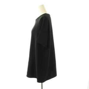 theory luxe ROW CREPE GEMMA ブラウス 半袖 プルオーバー 38 黒 /NR OS