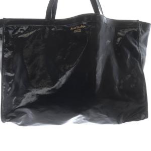Acne Studios オイルクロストートバッグ ブラック FN-UX-BAGS000066