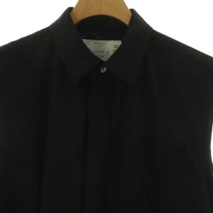 sacai 24SS Chiffon Mix Suiting Shirt 1 ブラック